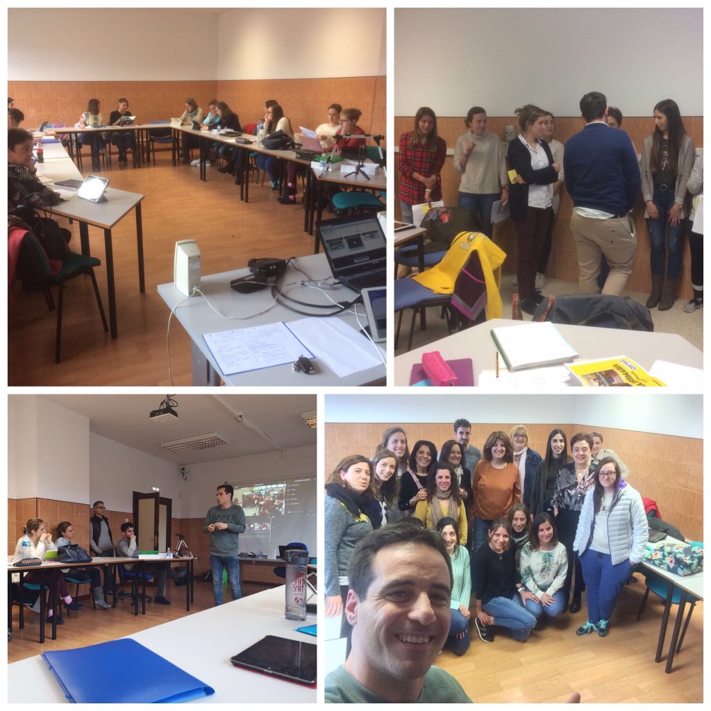 Marcos Ordiales @ordifilosofo profesor de @codemagijon y experto en #FlippedClassroom imparte la 2ª edición de un curso en esta nueva metodología en @cprgijon para docentes de Educación Primaria #flippandocprgijon #FlippedLearning #profesinnovadores