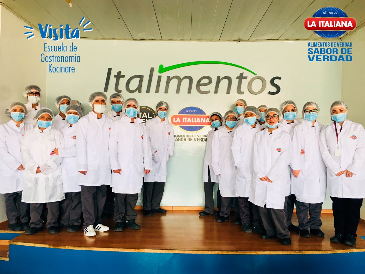 En este jueves de #TBT recordamos nuestra reciente visita de los estudiantes de la Escuela de Gastronomía Kocinare, quienes nos hicieron saber lo contentos que estaban al haber visitado Alimentos La Italiana.

¡Muchas gracias por su visita!