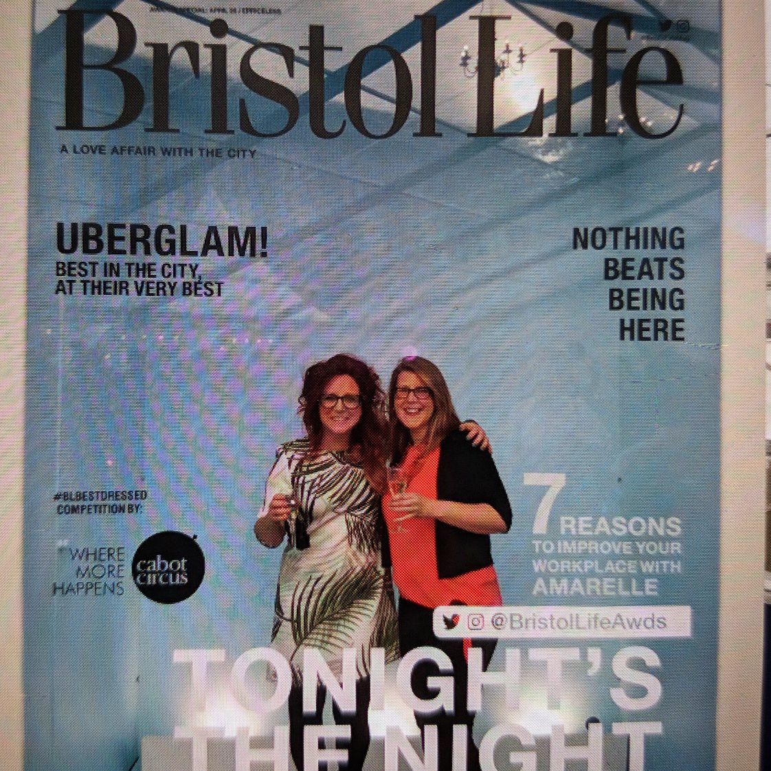 On the cover! <a href="/BristolLifeAwds/">Bristol Life Awards</a> <a href="/hareinthechair/">Hare in the Chair</a> #BristolLifeAwards #BristolLifeAwards2018