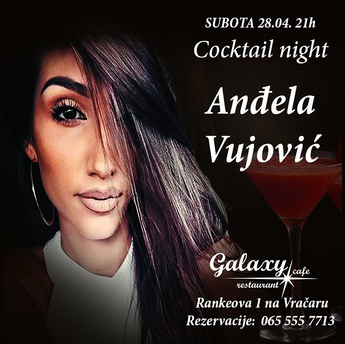 GalaxyCreperie's tweet photo. Anđela i Miki ulepšaće i ove subote Veče koktela od 21h
🍸🍸🍸
Rezervacije: 065 555 7713
Vidimo se na Vračaru u Rankeovoj 1

#galaxycaferestaurant #galaxy #beograd #belgrade #live #music #cocktails #cocktailnight #vracar #gdeizaci #gdecemo #kudaveceras #prvimaj #belgradenightlife https://t.co/mHLE7llCAo