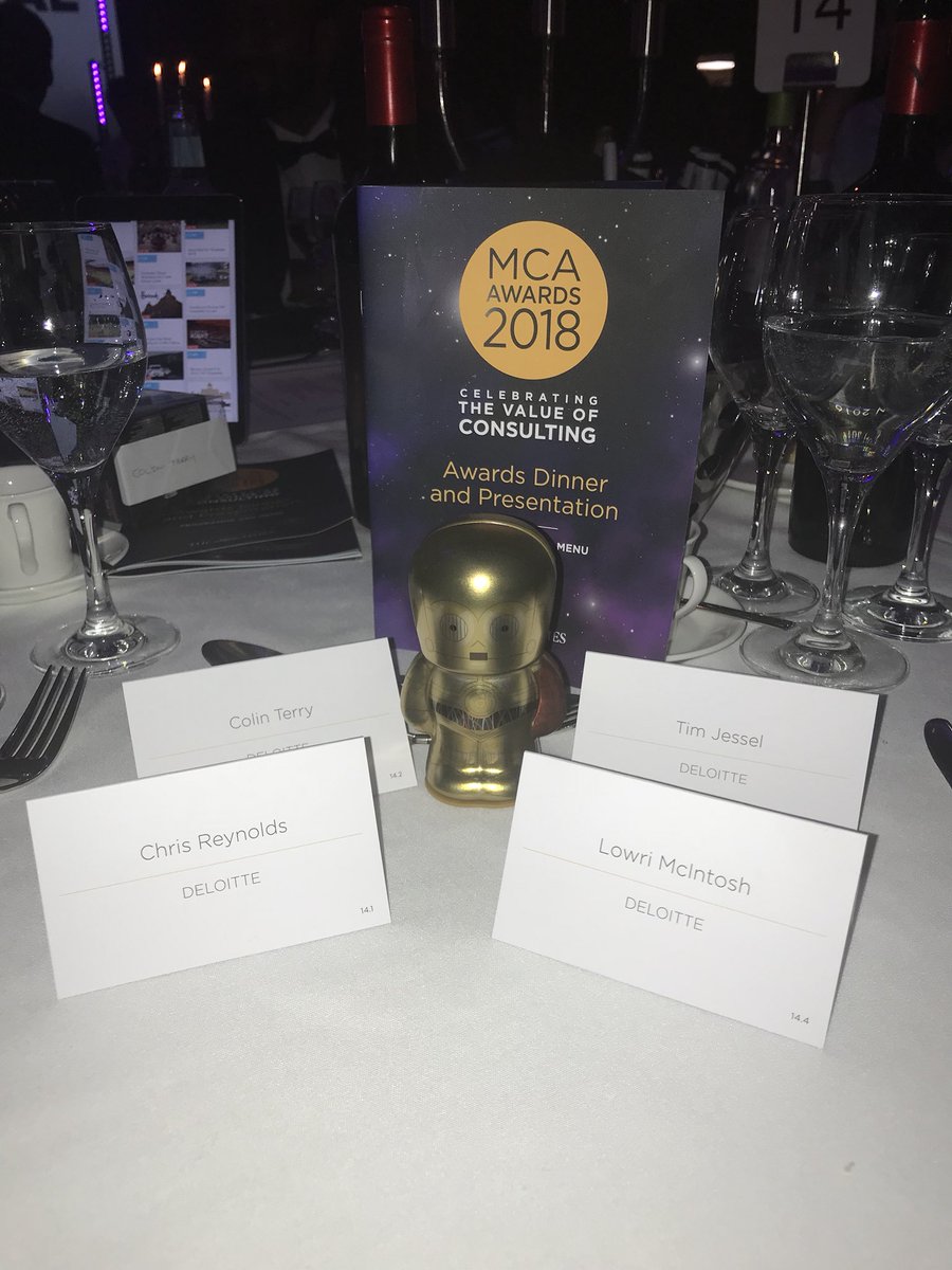 colinterry's tweet image. Great night with our #Deloitte dream team entry into the Digital &amp;amp; Technology  #MCAawards