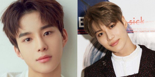 visual parallels 6: ok it's getting slightly ridiculous jungwoo (nct) and taemin (shinee)