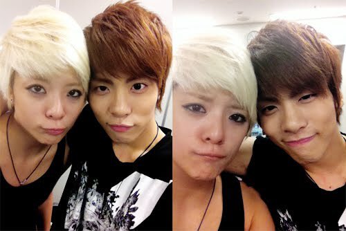 visual parallels 8: blame it on the hair amber (f(x) and jonghyun (shinee)