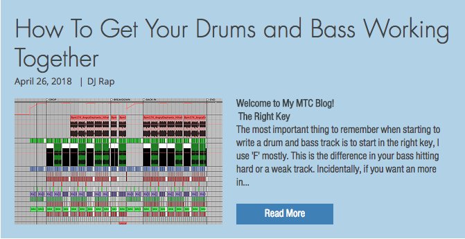WeAreMTC's tweet image. Rap here with UR Thurs Blog where I share some of my production tips 2 get U on your way!
musictechcollective.com/single-post/20…
So U Ready 2 Become a Great DJ/Producer? Start Your  FREE TRIAL Now!
musictechcollective.com/about-our-able…
#bass #AbletonBlog #Ableton10 #Ableton9 #Drums
