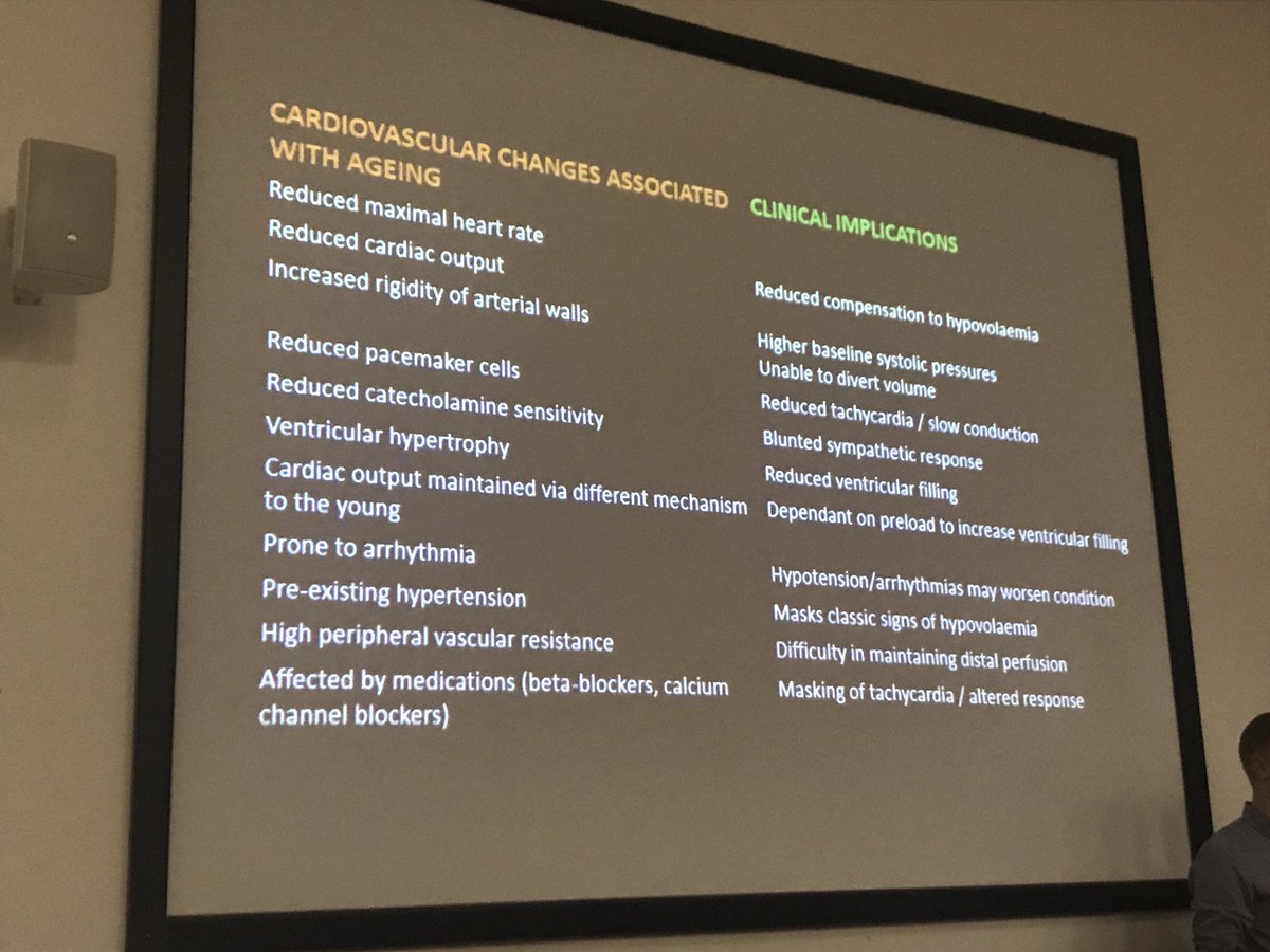 Amazing talk on Elderly trauma by @para_Brad. Some good learning points to consider when we see any kind of trauma in the elderly 👵🏼