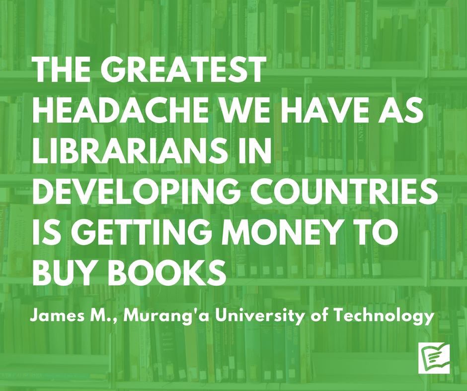We learned more about these struggles during our visit to Moi University in Kenya 🇰🇪️
"Without the recent T4C #donations, our students, faculty and researchers would have struggled to find the quality information they needed these past few years."

-Moi University Librarian
