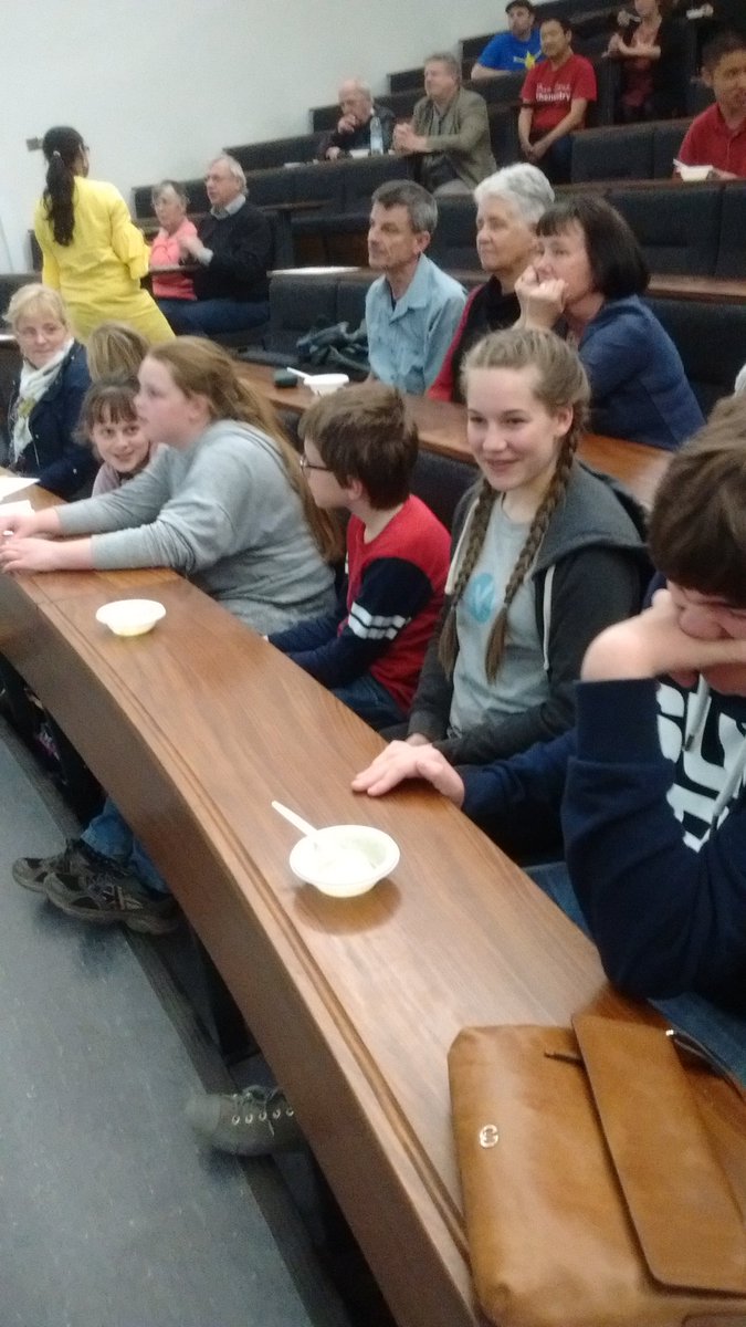 WyedeanScience's tweet photo. Mrs Lewis causing a stir at The Chemistry of Good Curry lecture tonight; students tasting fresh tarka dalh @RoySocChem @WyedeanSchool https://t.co/1gm6ByGPSs