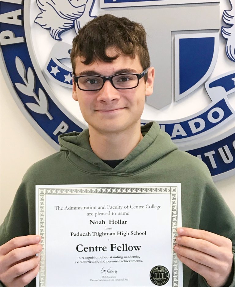 #Tilghman junior Noah Hollar has been named a Centre Fellow in Centre College's merit based scholarship program. Congratulations!