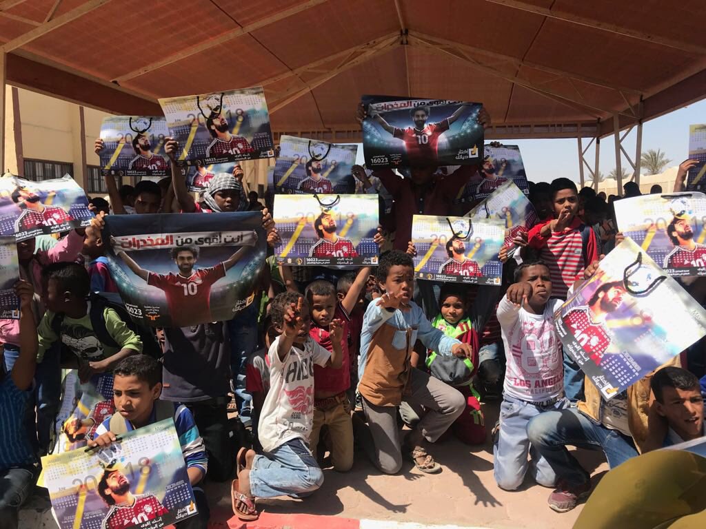 MoSalah's tweet photo. So proud of how far this project has reached #SayNoToDrugs https://t.co/CDKYtsX4MK