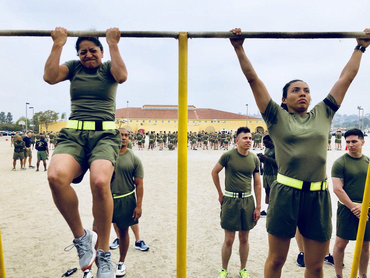 marine mile run time