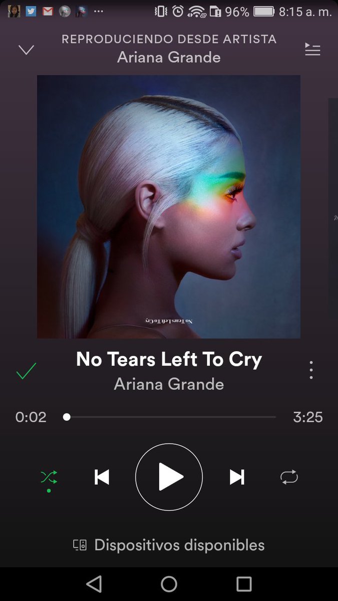 JazielQG's tweet photo. We have to #StreamingNTLTC more and more lets keep stream she's losing in @Spotify Us😥😔😕 lets do it for her she deserves it @ArianaGrande 🙏🙏🙏 https://t.co/fW87KF9OMx