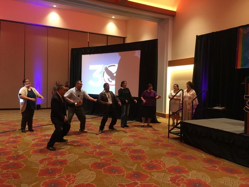 BroKeung's tweet photo. @WhanauTahi &amp; @Wai_Whanau honor Chief Malerba and Self-Governance 30-Yr Milestone with Haka! https://t.co/TUNK8BLAsK