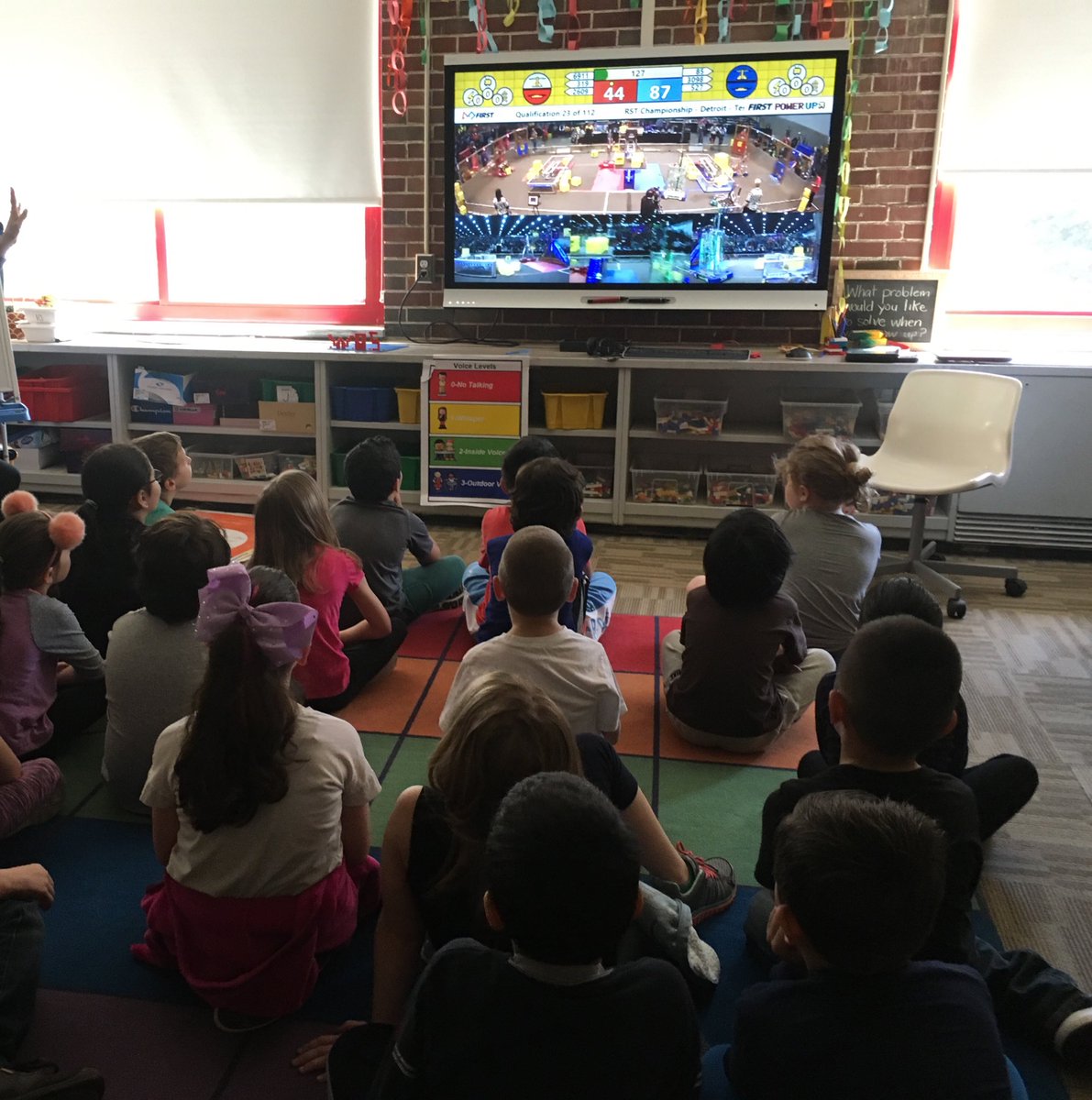 MrsNerkizian's tweet image. Cheering on the @SO_BOTZ team at the #FIRSTchampionship in Detroit with @Mrskuhnsclass4 Way to go #team6911! @WOSnews @EckTZ