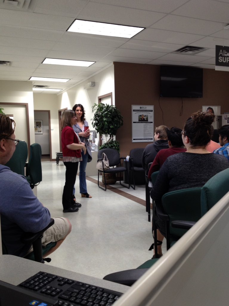 EmployingPWD's tweet photo. AB Career Week continues in Vegreville for our Job Seeker session. We have invited job seekers and students from Veg Comp and St. Mary's High School. We are discussing interviewing.
#ABCareerWeek
#ABCSS
#EmployAbilities https://t.co/dky07aViqH