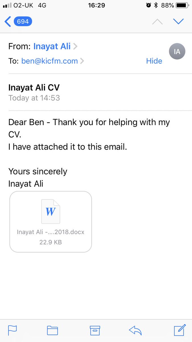 Today <a href="/kicjobs/">Kic Jobs</a> Inayat learns how to set up an #email account, compose emails, attach documents &amp; send to recipients!

Well done Inayat - You’ll be soon contacting #employers via email and attaching your #CV to apply for #jobs!

<a href="/MidlandHeart/">Midland Heart</a> <a href="/WalsallCouncil/">Walsall Council</a> <a href="/HoECF/">Heart of England Community Foundation</a> <a href="/WolvesCouncil/">Wolves Council</a>
