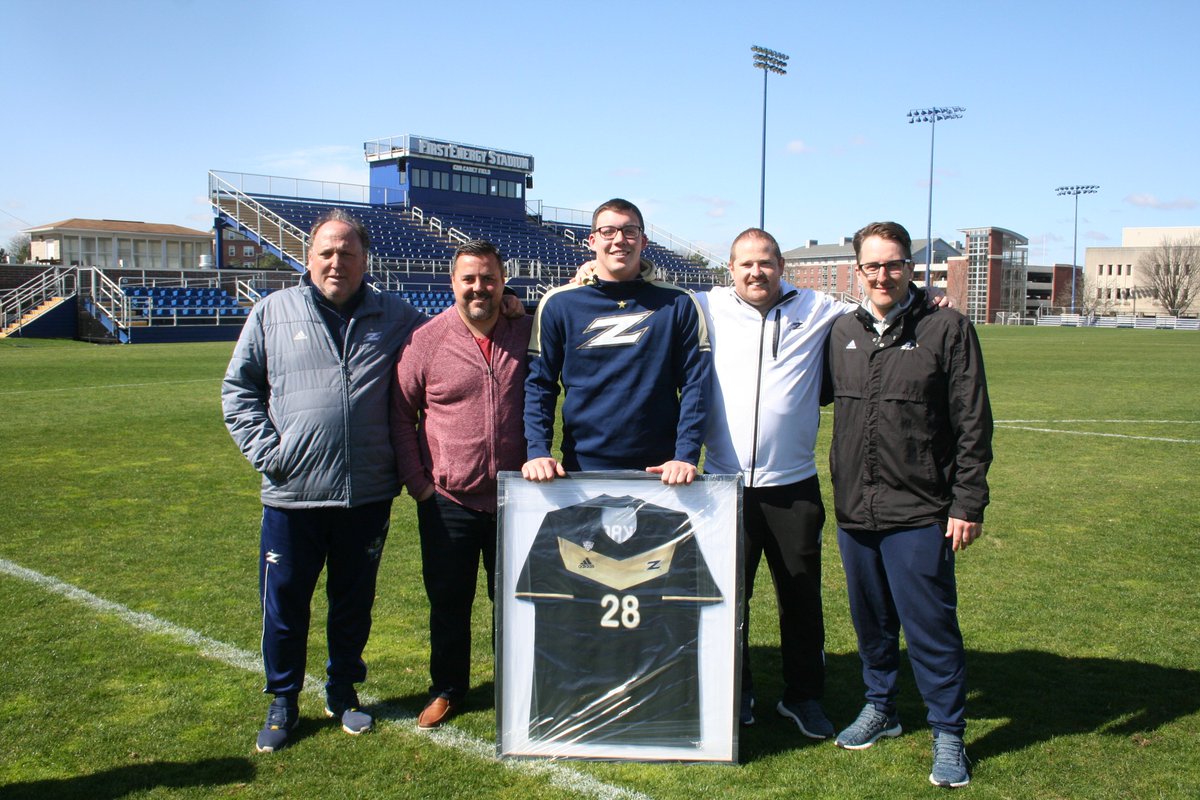 ZipsMSoc's tweet photo. The Zips honored graduating goalkeeper Nick Costa with a special spring Senior Night ceremony on Thursday. @ZipsMSoc https://t.co/StcOPI8XZ6