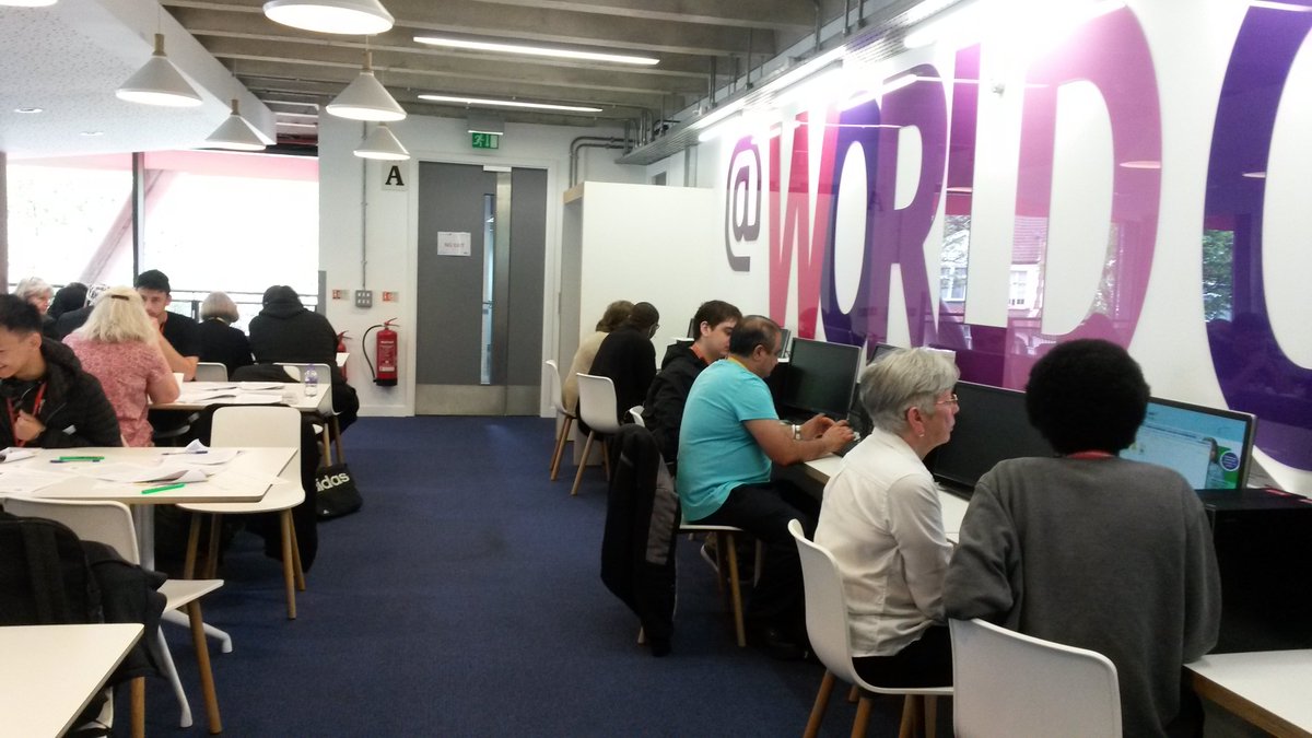 CitynIslington's tweet photo. Our IT students are training Islington residents over the age of 55 to develop their IT skills. The training programme is called Click Silver and we think it's a fantastic idea! If you or someone you know might be interested in joining, get in touch! #ClickSilver #Islington https://t.co/ukBbdaJn8C