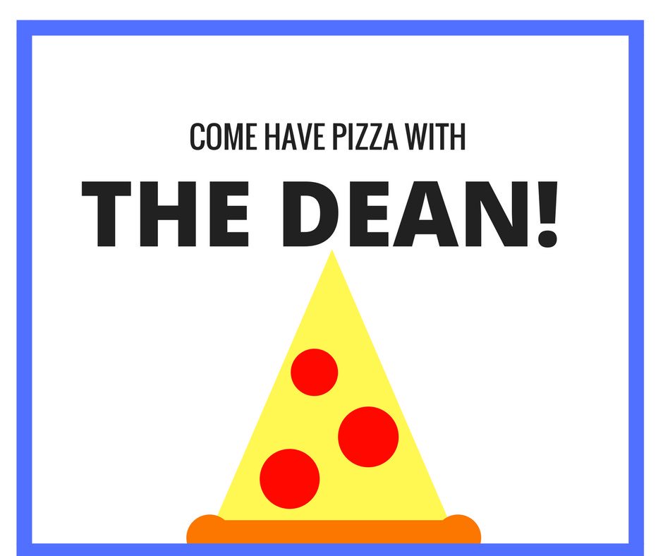 utexasswc's tweet image. NEXT WEDNESDAY MAY 2, 2018. Come out to SW 2.132 from 4-5 for pizza with Dean Zayas. This is a totally free event so bring your FIGs, classmates, roommates, everyone and anyone wanting to know a little more about what goes on behind the scenes at Steve Hicks SSW! 🎉💕🍕