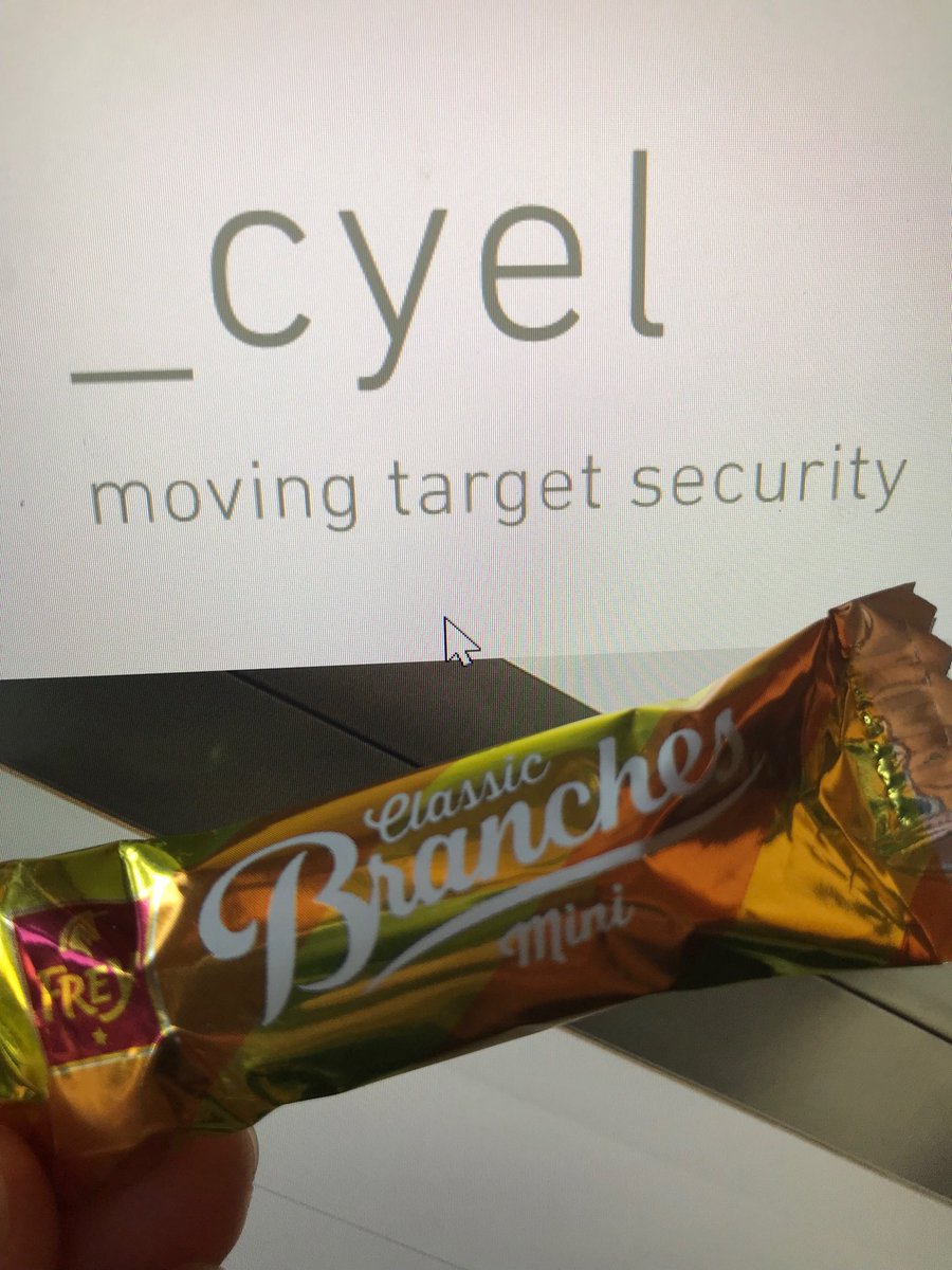 While #RSAC2018 wrapped up last week, I’ve saved the best treat for today...No surprise that the best chocolate was from the best looking booth and an amazing team - Thanks <a href="/_cyel_security/">_cyel</a> - see you next year! #Switzerland #cyber