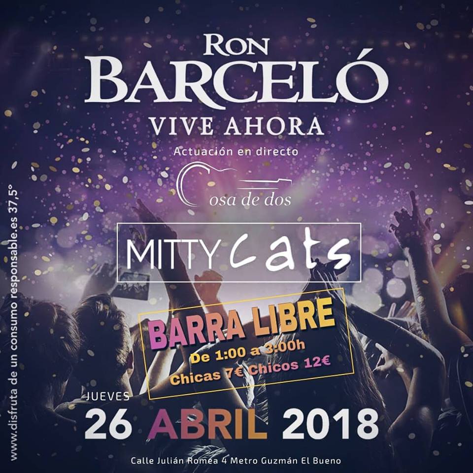 MittyCats1989's tweet image. FIESTON BARCELO 🙌💣
En directo COSA DE DOS, saxofonista, regalos, azafatas, fotos.....
Barra libre de 1h a 3h
Chicas 7€ / chicos 12€
Botellas desde 70€ 📋 Listas: 682 552 325
hasta las 3:00H

#MittyCats #sancemento #ListasMitty #Mittylistas