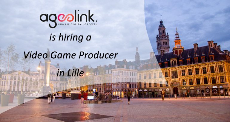 AgeelinkRH's tweet photo. On recrute à Lille! #VideoGameProducer  #ProductionJeux #Lille https://t.co/XwCBzP2mGs