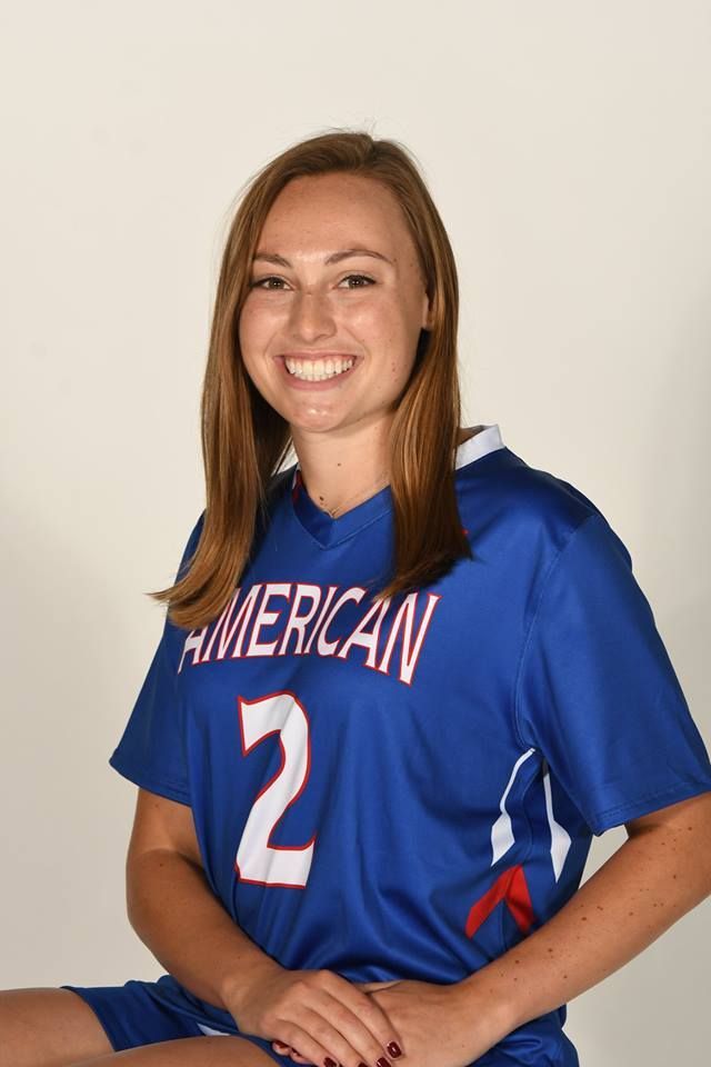 AU_BlueCrew's tweet image. #GetToKnowYourEagles 🦅 Sam Breeze is a junior midfielder who is graduating in 3 years from AU! She was named to the PL Honor Roll in 2016 and played in all 17 games. Join us in honoring  the graduates from AUWLAX Satuday at noon as they take on Lehigh. #SeniorDay🎓 #DistrictDay