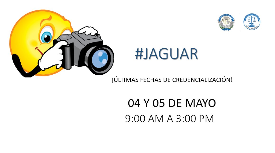 DerechoCUI's tweet photo. ¡Buenos días #JAGUARES!

Si van a reponer su credencial, los invitamos a que estén al pendiente de las fechas de credencialización. https://t.co/MEKgtChd5x