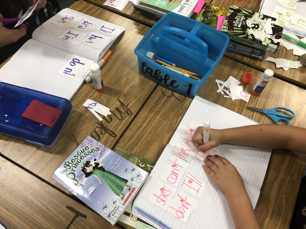 kkuntscherLit's tweet photo. We’re pretending to be surgeons! We’re making contractions and having a blast! @gilmoregators05 #wordworkisfun https://t.co/3dFoxjJvfp
