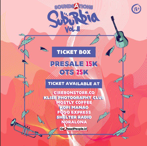 minggu, 6 mei 2018
Ballroom Kaliandra Radar <a href="/KotaCirebon/">Kota Cirebon</a>
jam : 16.00
.
dan mengajak teman - teman:
.
<a href="/fourtwntymusic/">Fourtwnty</a>
<a href="/hanyaterra/">hanyaterra</a>

#soundsationscirebon