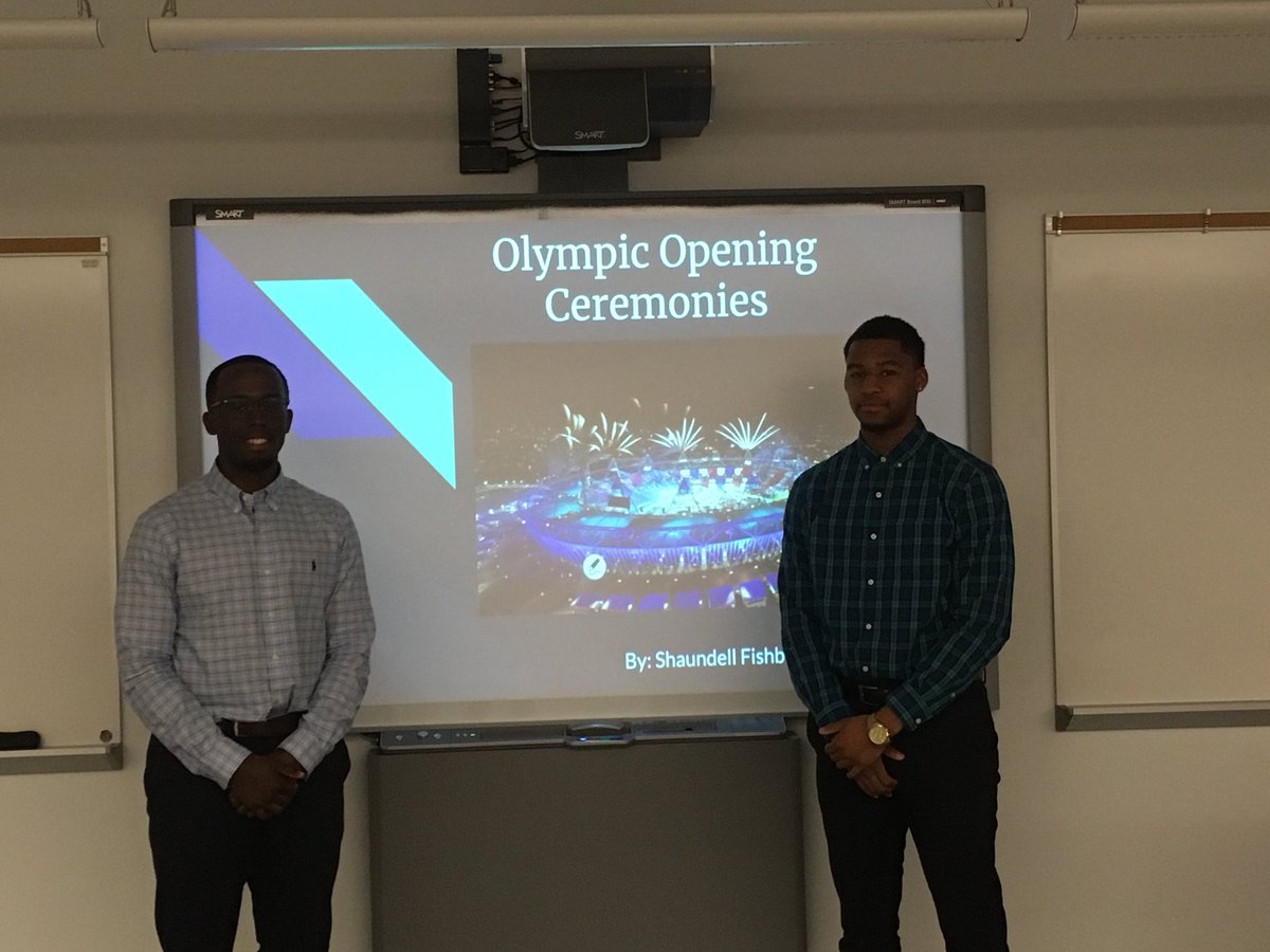 DSUSportMgmt's tweet photo. Today was the last Sport Management presentation for @DSUSportMgmt major @ShaundellF &amp; minor @Js101223. It’s always a bittersweet time but didn’t they go out with a bang and get the class to sing! https://t.co/KA4tKnwvi5