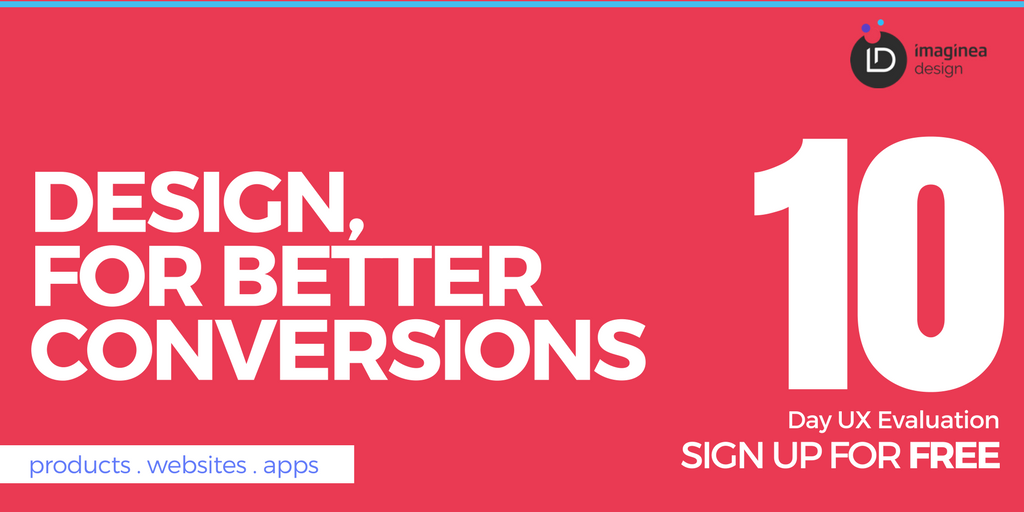 designimaginea's tweet photo. https://t.co/LVnQLTqnyr Engagement and Conversions are key to every business. To Design for better #Conversions sign up for our 10 day UX Evaluation and Audit #ImagineaDesign #Imaginea #UXEvaluation #UXAudit #m360 https://t.co/e6GXafbpHr
