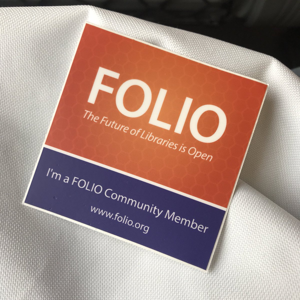 @FOLIO_LSP swag received, #FOLIODay attended, meetings had. It was great meeting all the people from the community in person.