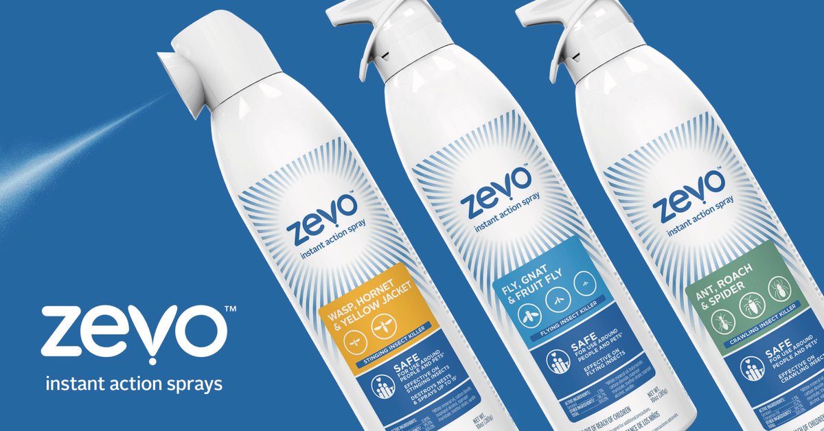 Introducing Zevo Instant Action Sprays! Our sprays are safe and powerful insect protection, effective on insects with no harm to people and pets. Click the link to learn more. zevoinsect.com/pages/safe-and…