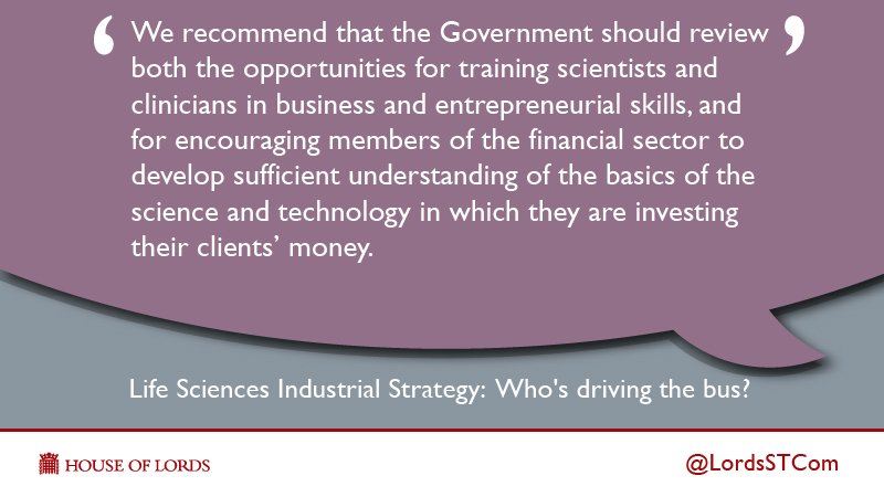 Lords Science & Technology Committee tweet media