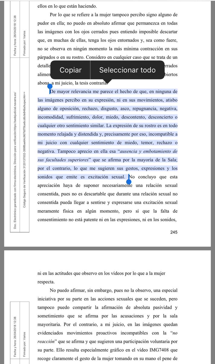 Si digo lo que pienso de quien ha escrito esto el que seguro que va a la carcel soy yo. Miserables.