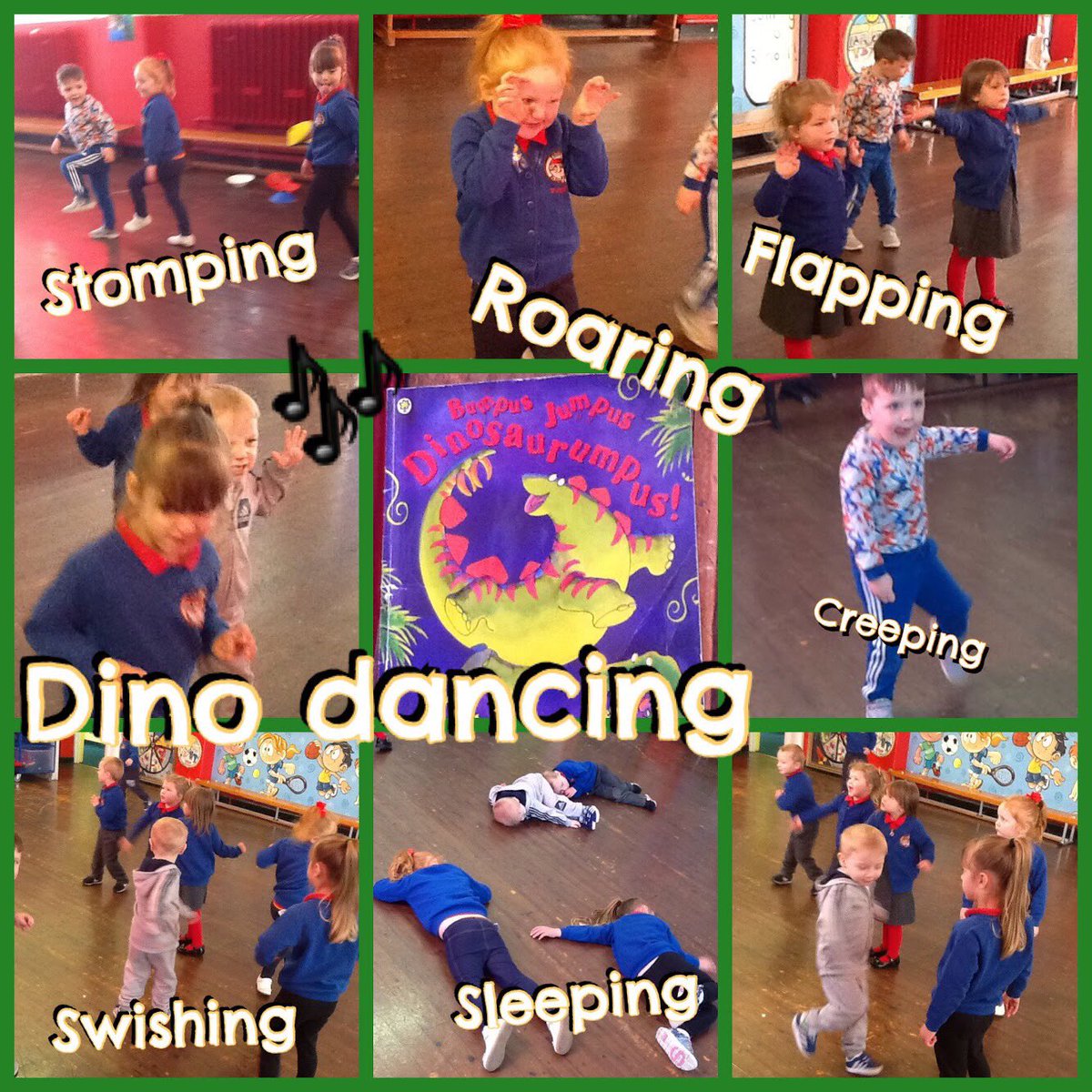 PPS_Draig's tweet photo. Nursery loved their dinosaurumpus dance session today @Phip_Primary #phipexpress #phippe #phiptopic 🦕🦖 https://t.co/CT0Dy7yziR