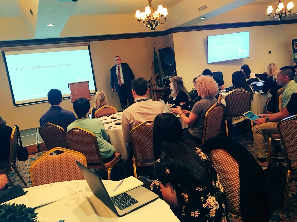 ritalyns's tweet photo. A pleasure to hear from the experience of @brian_woodland: How do you live in your district’s mission? #wspra #realschoolPR https://t.co/RhT3kZjWRw