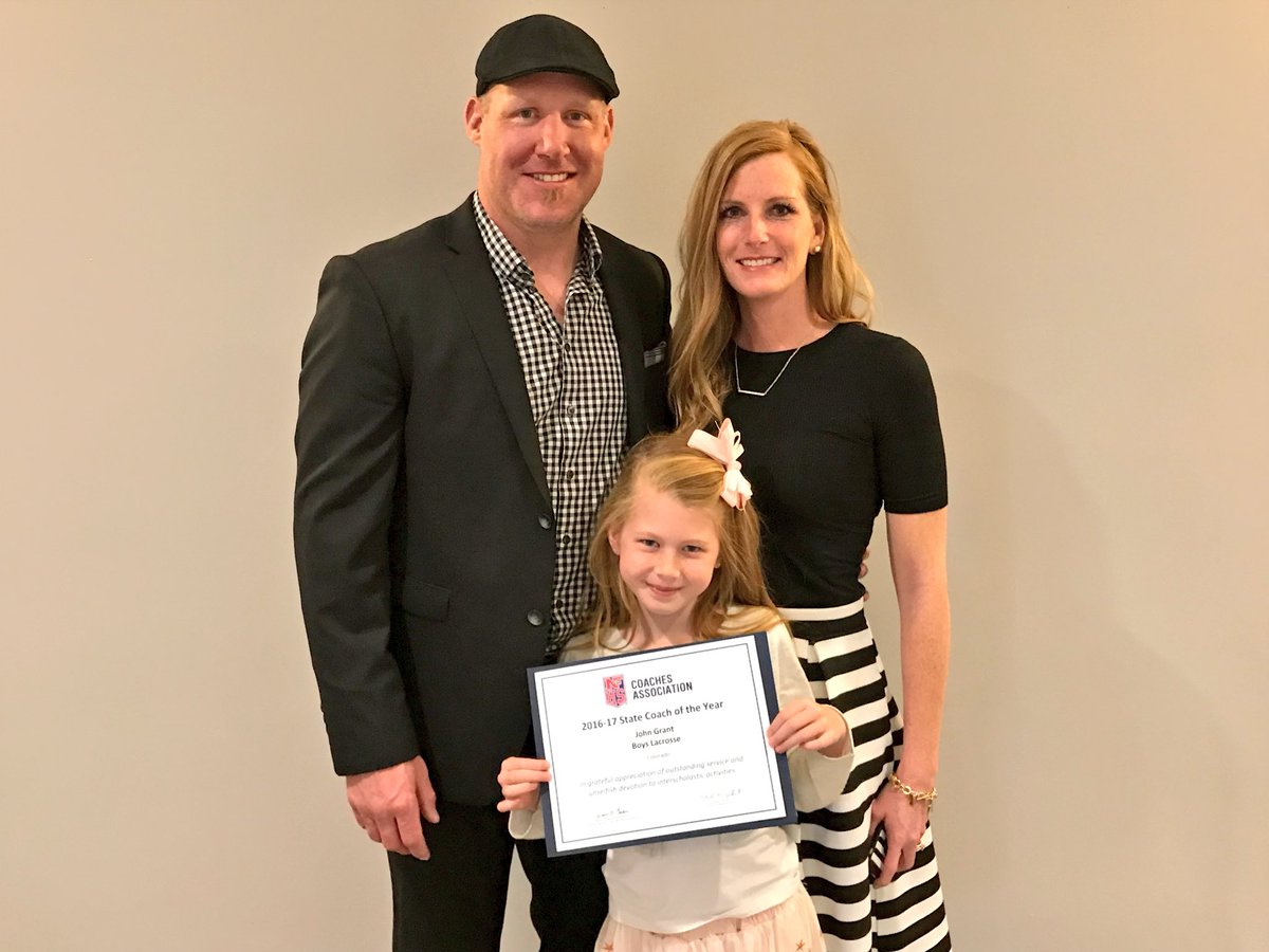 JamieHeiner's tweet image. Extremely proud of coach John Grant Jr! He received an award today as the State’s Boys Lacrosse Coach of the Year for all classifications! Well done coach. In good company with the other amazing coaches honored today! #ValorFamily @valorsportsnet @JohnGrantJr24 @CHSAA