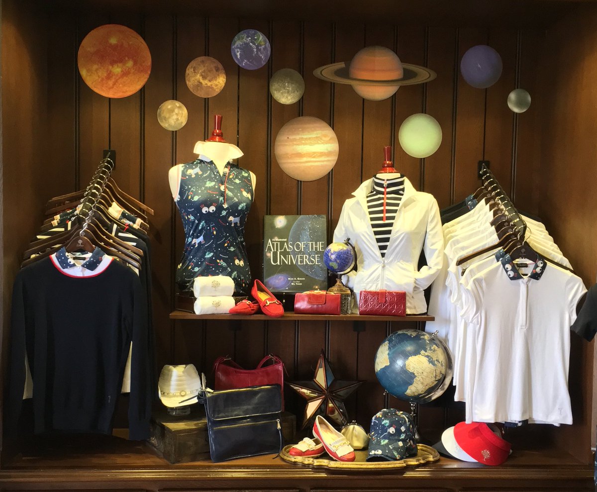 Amazing display of our GOLFINO Golf Orbit Spring Collection at Toscana CC in Indian Wells, CA. Literally, “Out of this World”! 🌏🚀