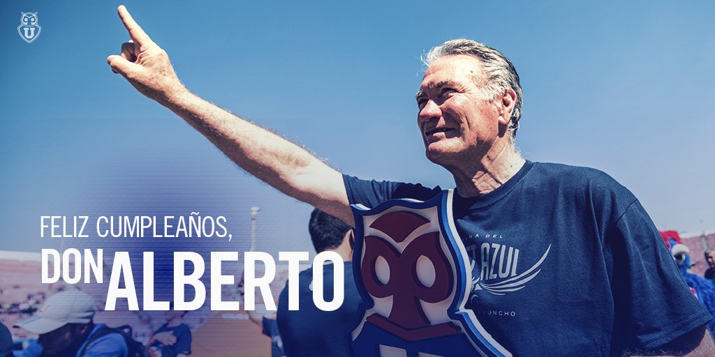 udechile's tweet image. Hoy saludamos al "Mariscal". Una verdadera muralla en la defensa. Felicidades Don Alberto Quintano! 🤘🤘🤘💙💙💙💙