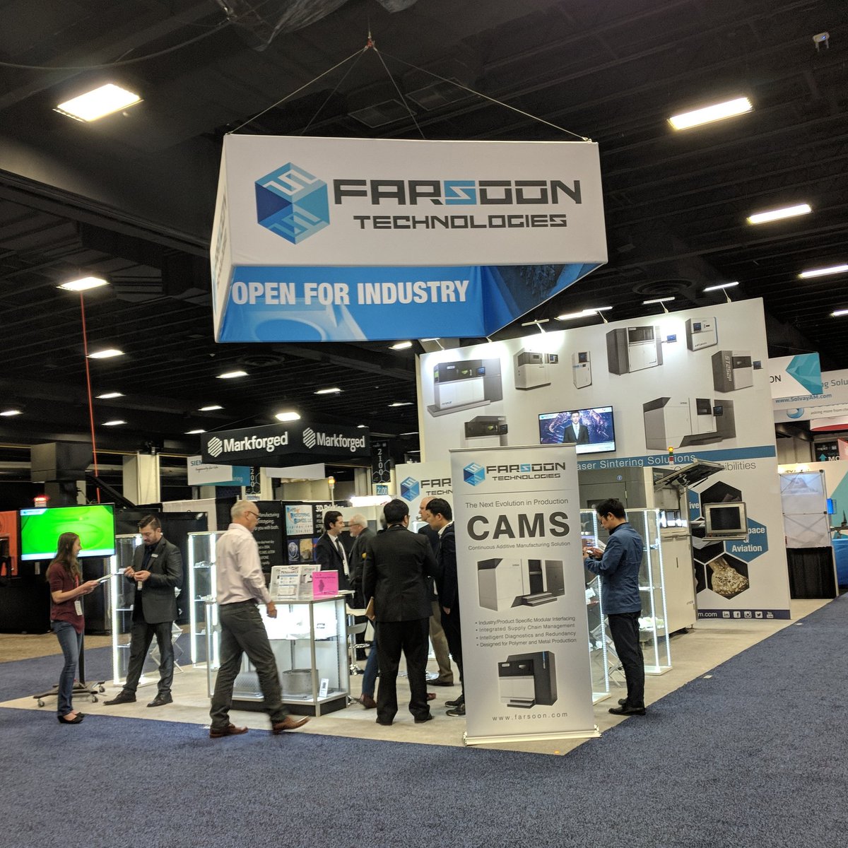 FarsoonAM's tweet photo. Day 3 of Rapid + TCT has begun! Don't forget to stop by the #OpenForIndustry booth, 1904, to get your puzzle piece!
#rapid #rapidtct #rapidtctevent #rapidevent #farsoon #farsoontechnologies #am #additivemfg #additivemanufacturing #ht1001p #ht403p #fs271m #fs421m #fs721m https://t.co/2BCpGPE8Of