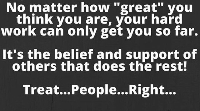 BrattyZombaby's tweet photo. Treat people right. Give respect. Just be nice. It doesn't hurt you and it goes a looooong way. https://t.co/nzIuX9LEpB
