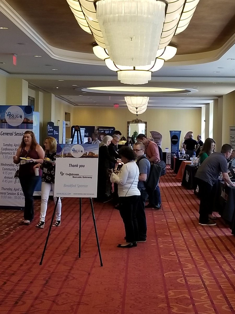 CatalinaTech's tweet photo. Finishing up the last day in St. Louis for #DSLUG18. Great hanging out with old friends and meeting new ones #DSLUG2018 https://t.co/KcC64w4xba