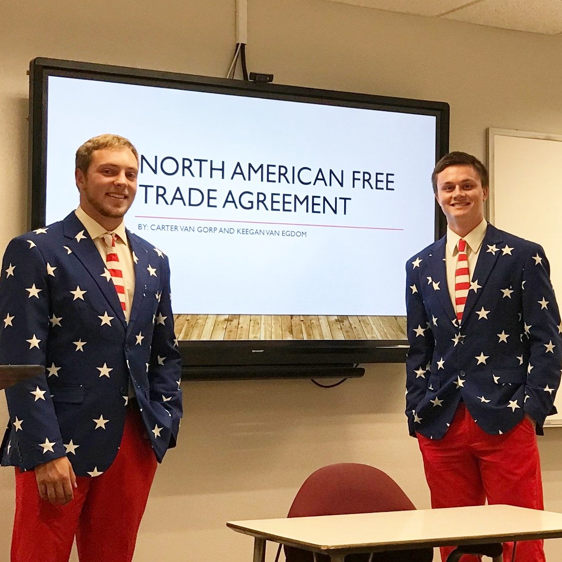 nwciowabusiness's tweet photo. If you're gonna go, go all out. We love the commitment to your topic, guys! https://t.co/NxvvpUUwEv