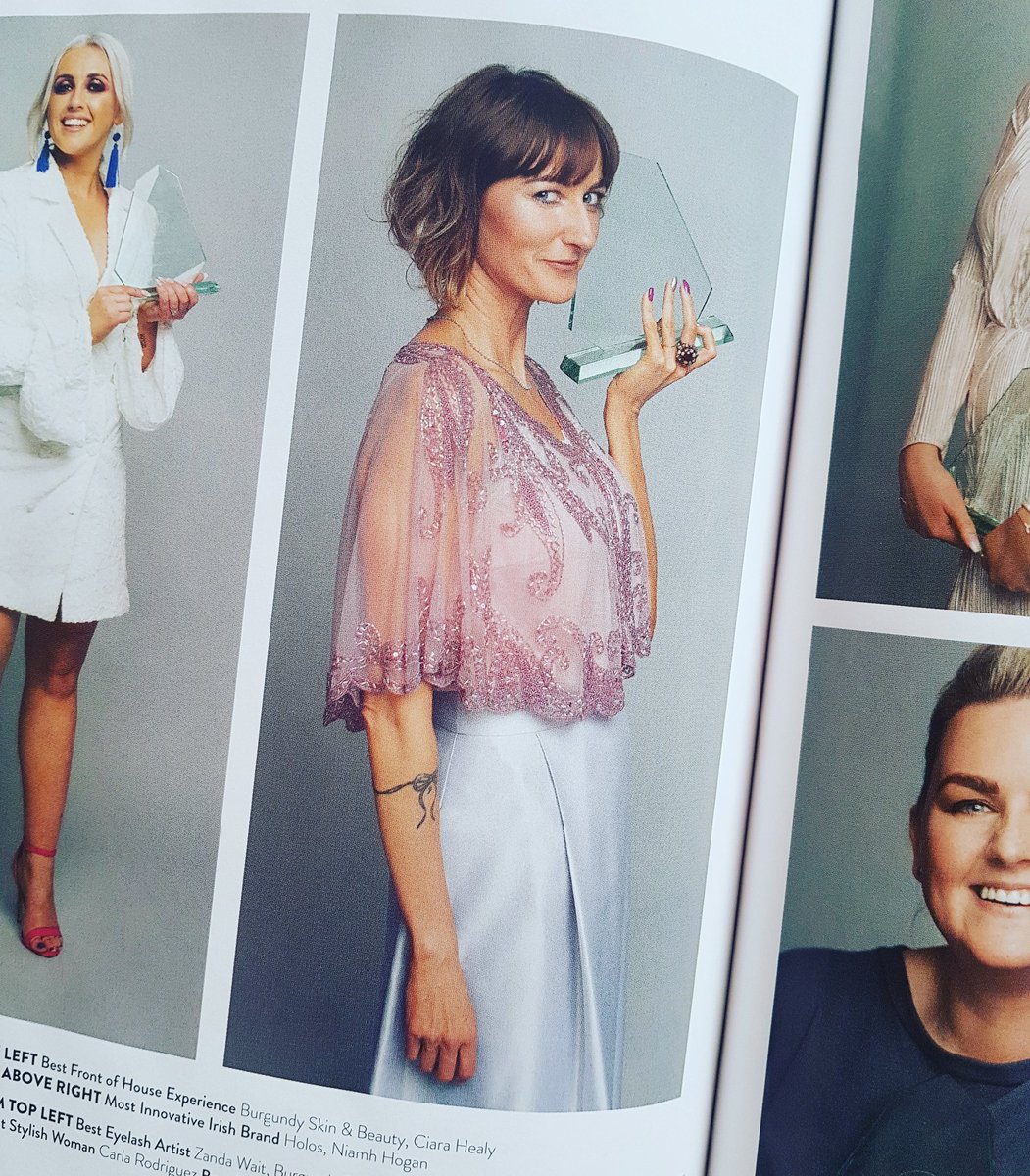 HolosSkinNiamh's tweet image. Thanks @image_magazine @IMAGEie for our award for Most Innovative Irish Brand at the #Imagebob18 Great shots of all the winners in Image magazine this month.