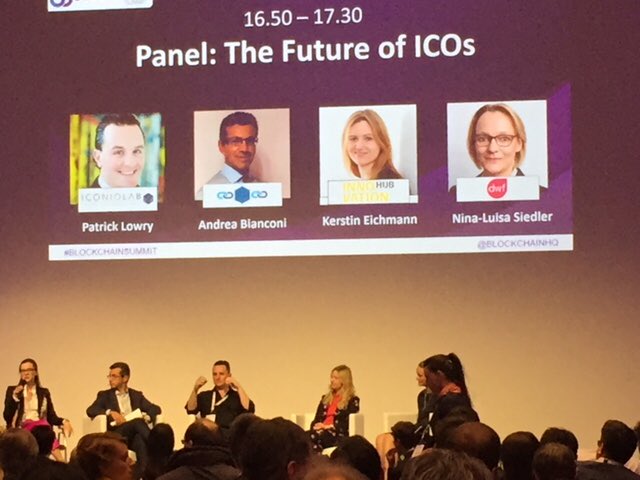 KeeOriginal's tweet image. @BlockchainHQ #Blockchainsummit thanks for having me at the great ICO Panel #IconiqLab #MachineEconomy @innogy_en