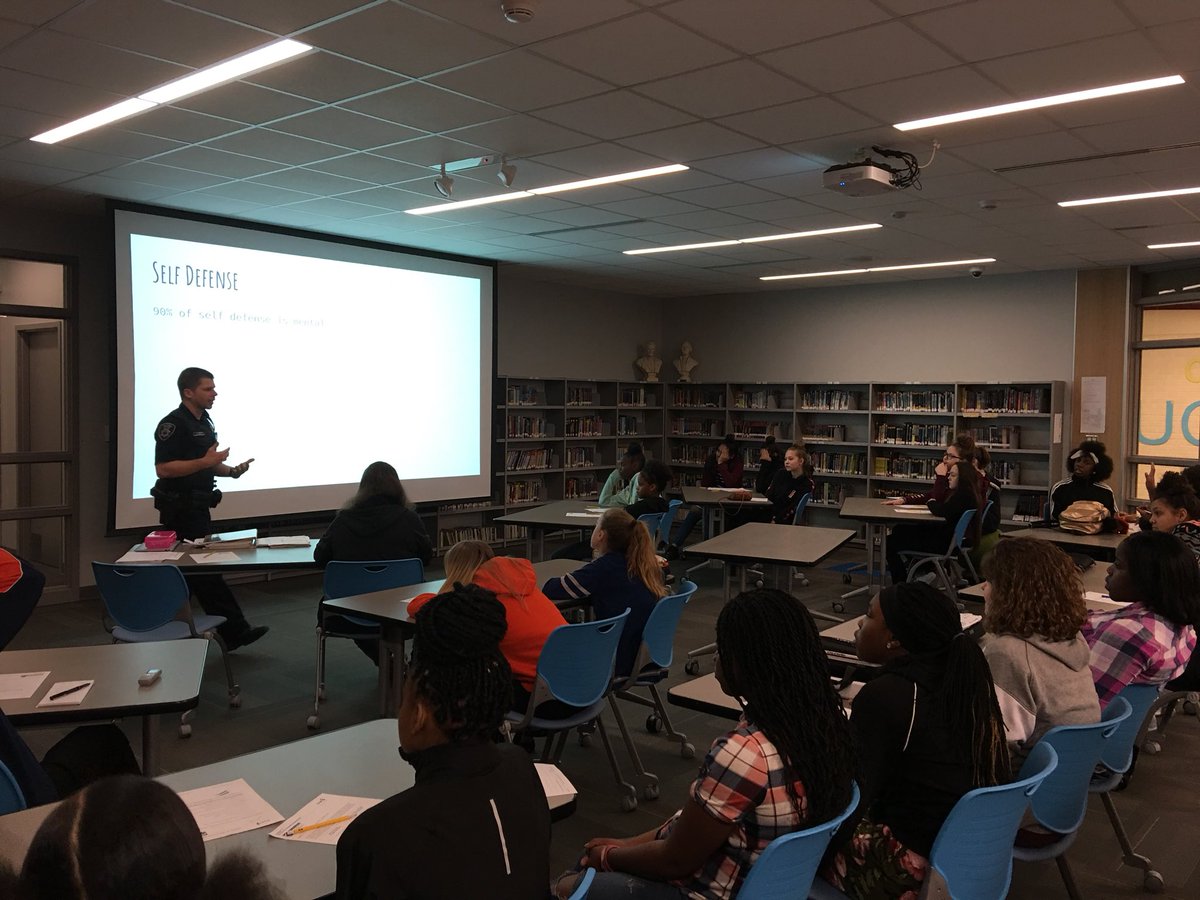 EaterPride's tweet photo. Thank you Mrs. Wahl and SRO Bross - helping our 8th grade girls prepare for healthy relationships.  Great SEL/ Health lesson with honest conversations and strategies to  be safe and strong as they move into high school and life. https://t.co/R7ZBxMNqd0