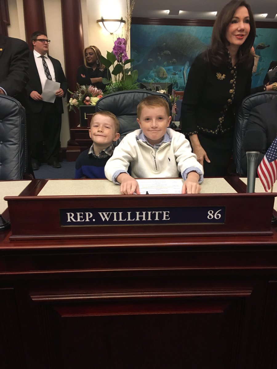 mattwillhitefl's tweet photo. Today on #TakeYourChildToWorkDay I want to share the photos from when Luke and Mark visited me at the @FLHistoricCap in Tallahassee. Always great to show them around where we work hard to deliver for our constituents. https://t.co/1Hw37EX3D2