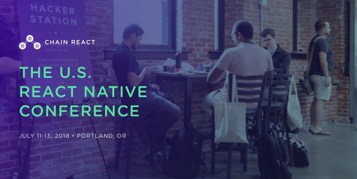 ChainReactConf's tweet image. Get inspired & make something using #ReactNative. We’ll have a hacker station setup at #ChainReact2018 to put your new skills to the test. Anyone from #ChainReact2017 build something fun? Share ‘em below 👇