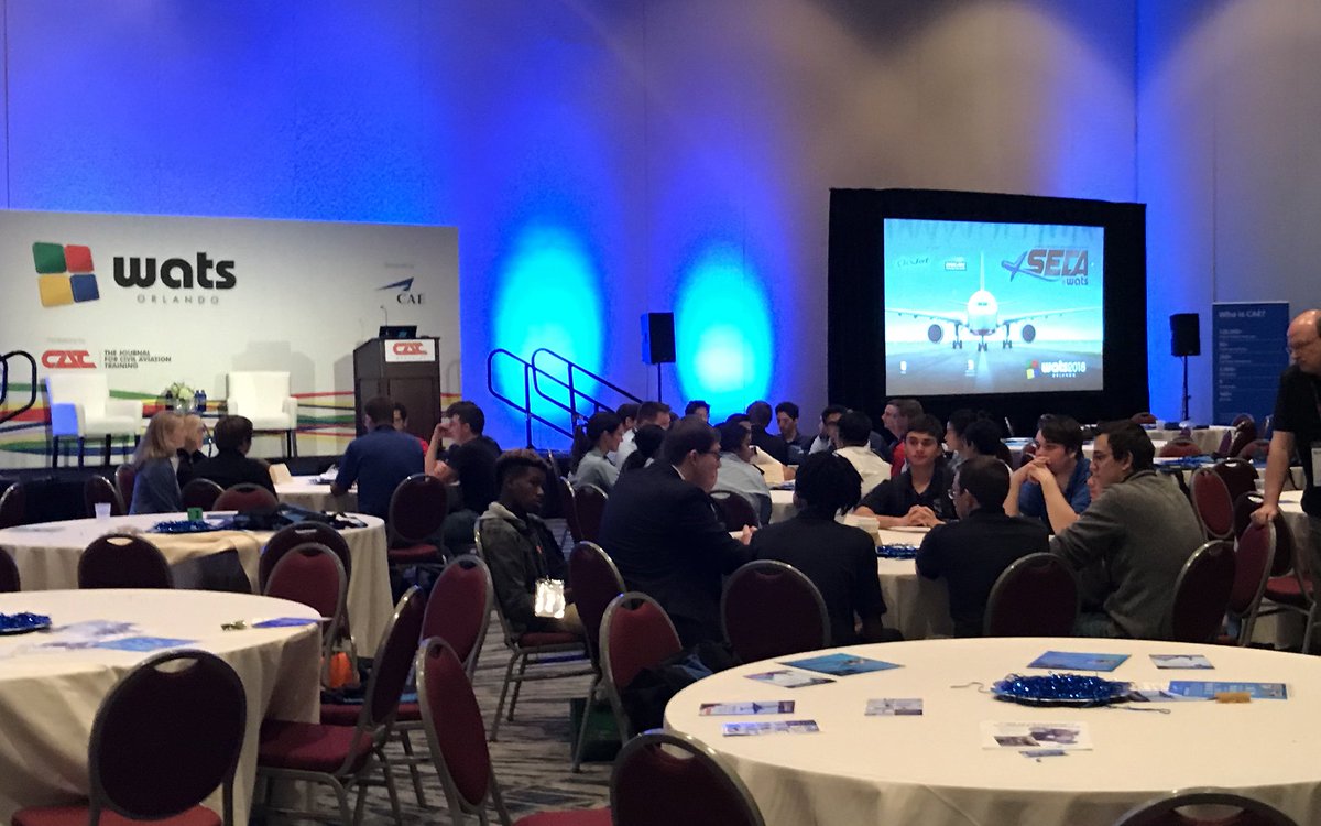 AviationAIM's tweet photo. #TBT to The World Aviation Training Summit! AIM Orlando was so proud to participate in the Student Education and Careers in Aviaiton Conference. Thank you for having such wonderful speakers and breakout sessions. We learned so much. #wats2018 #SECA https://t.co/HWckHhM7OB